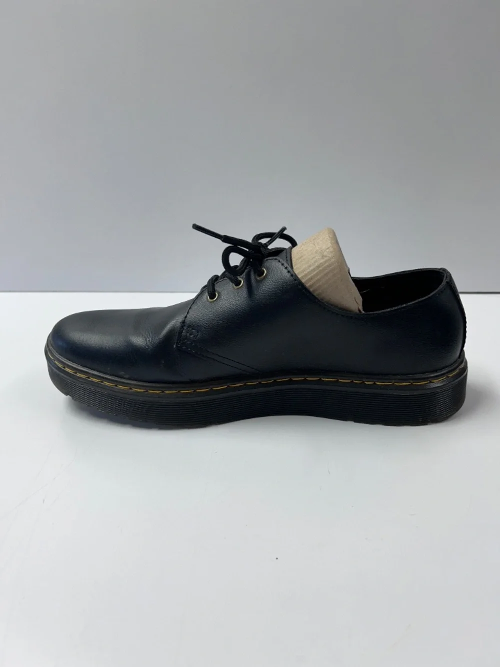 Dr. Martens Smooth Black Leather Oxfords Mens US 9 Womens US 10 Zavala Lo Shoes